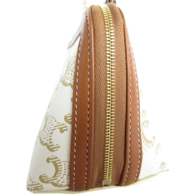 美品 CELINE セリーヌ ショルダーバッグ トリオンフ トリオンフ金具 極