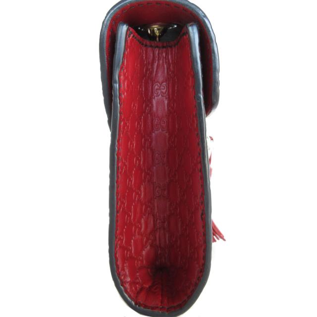 GUCCI グッチ マイクログッチシマ 449636 斜め掛けショルダーバッグ ボルドー 14070 レディース【中古】 s0374j GUCCI グッチ マイクログッチシマ 449636 斜め掛けショルダーバッグ