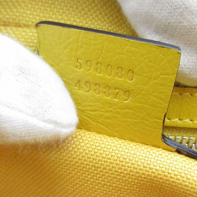 GUCCI グッチ 598080 ウエストバッグ ベルトバッグ イエロー 14063 レディース【中古】 s0383a