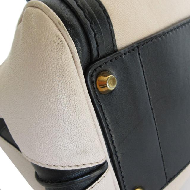 Chloe クロエ ハンドバッグ ショルダーバッグ ピンクベージュ/ブラック