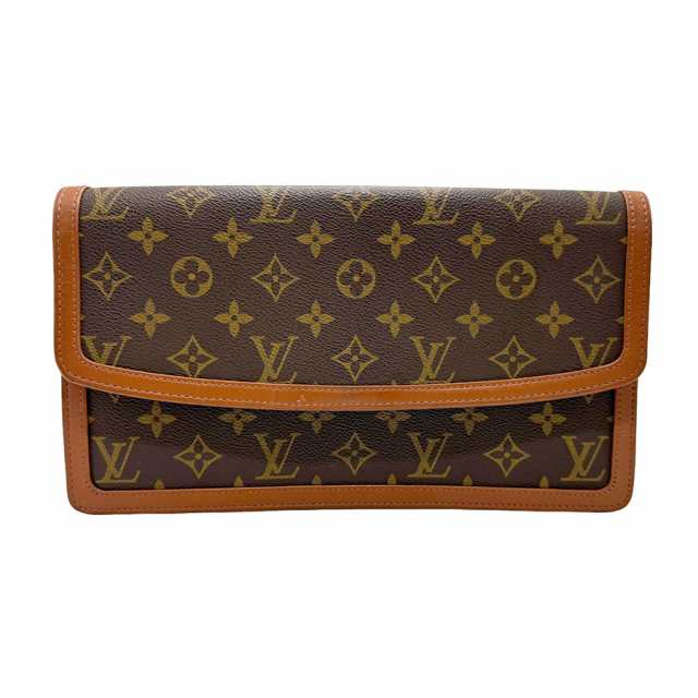 LOUIS VUITTON ルイ ヴィトン ポシェット ダムGM M51810 クラッチバッグ ブラウン 14057 メンズ【中古】 z1751