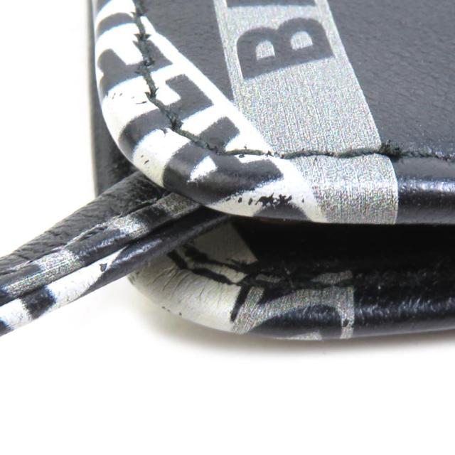 BALENCIAGA バレンシアガ 二つ折り財布 ネックウォレット ブラック