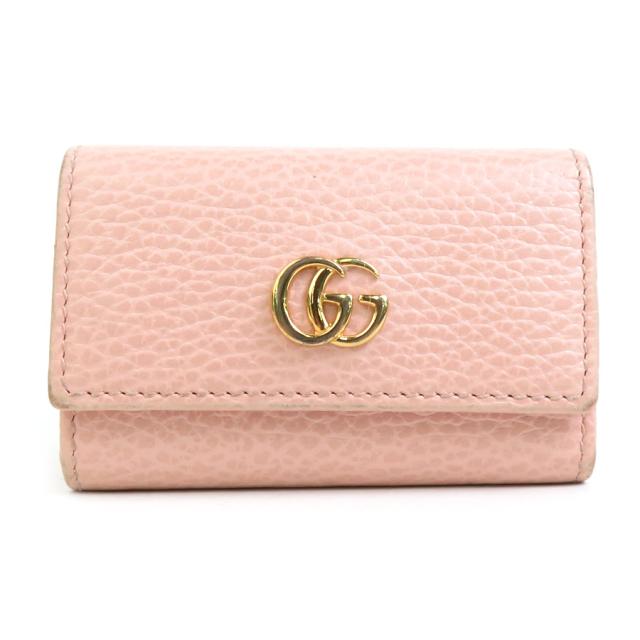 GUCCI グッチ 456118 キーケース ピンク 14061 レディース【中古】 h30425j