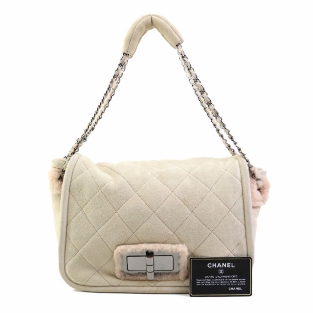 CHANEL シャネル 2.55 ショルダーバッグ ライトベージュ 14059 レディース【中古】 e58975a