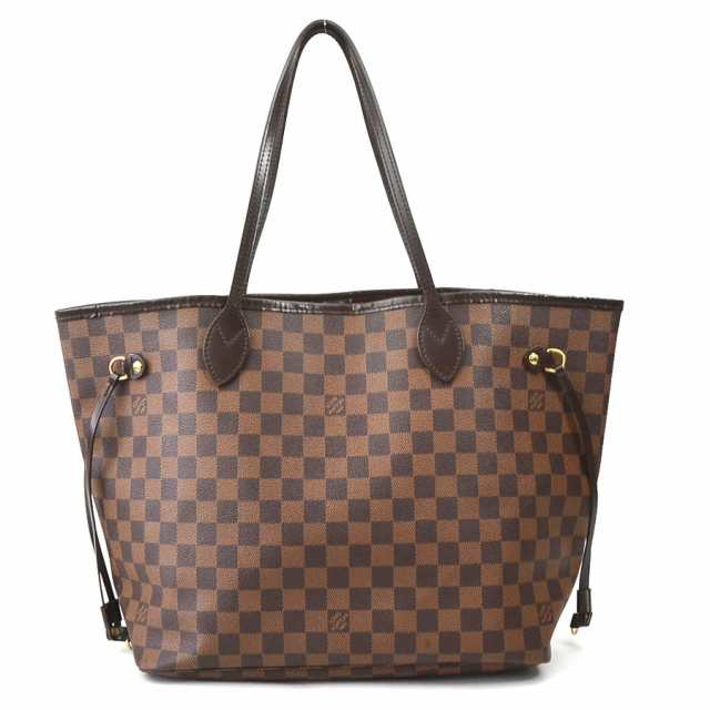 LOUIS VUITTON ルイ ヴィトン ネヴァーフルMM ダミエ トートバッグ ブラウン 14057 レディース【中古】 e58991a