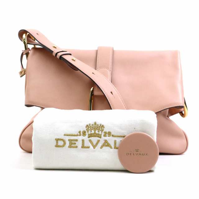 DELVAUX デルヴォー ショルダーバッグ ピンク 14061 レディース【中古】 55714g