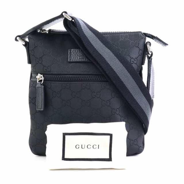 GUCCI グッチ 449183 斜め掛けショルダーバッグ ブラック 14054 ユニセックス【中古】 r10121g