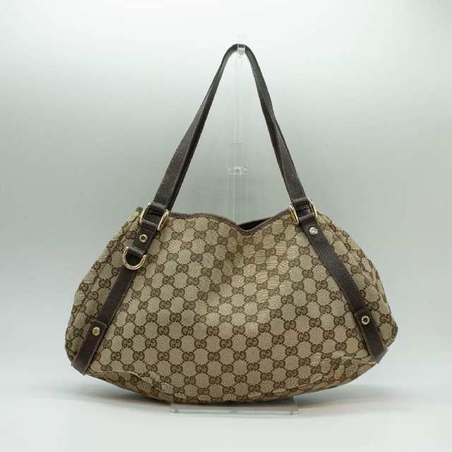 GUCCI グッチ GGキャンバス トートバッグ ベージュ ユニセックス【中古】 PD334