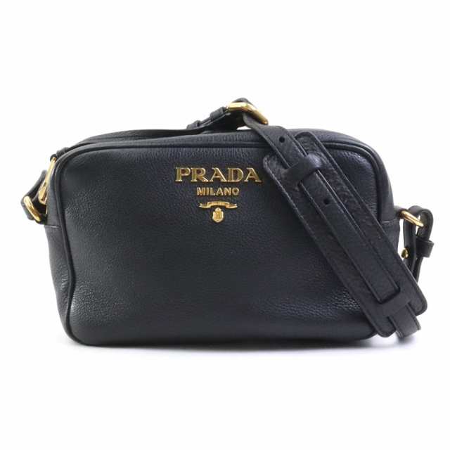 PRADA プラダ 斜め掛けショルダーバッグ ブラック 14054 レディース【中古】 e59113a