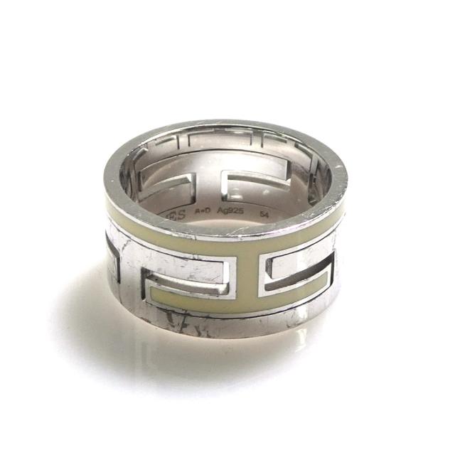 Hermes エルメス ムーブアッシュ シルバーリング 真贋確認済 HERMESエルメス『SILVER ムーブアッシュ リング』10号 1週間保証