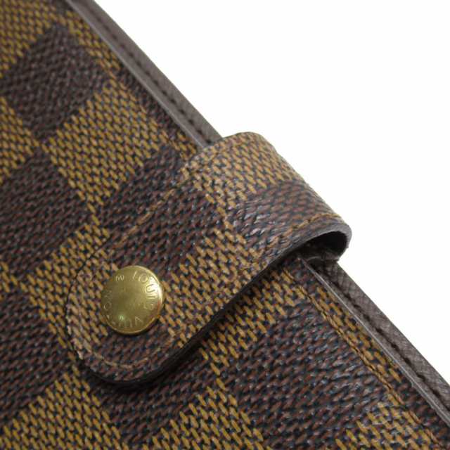 LOUIS VUITTON ルイ ヴィトン アジェンダPM　 手帳カバー エベヌ 14057 ユニセックス【中古】 t19517aの通販は