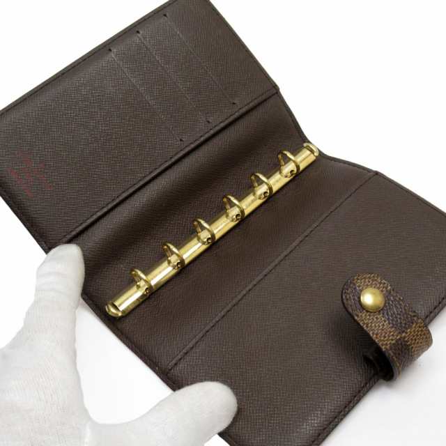 LOUIS VUITTON ルイ ヴィトン アジェンダPM　 手帳カバー エベヌ 14057 ユニセックス【中古】 t19517aの通販は