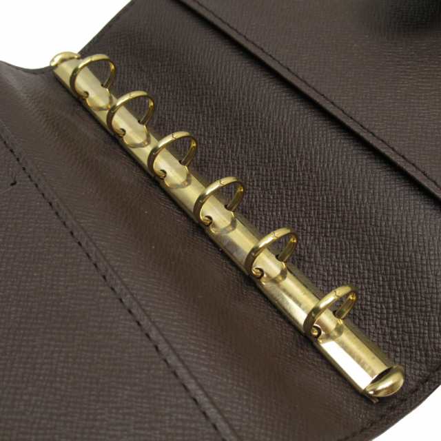 LOUIS VUITTON ルイ ヴィトン アジェンダPM　 手帳カバー エベヌ 14057 ユニセックス【中古】 t19517aの通販は