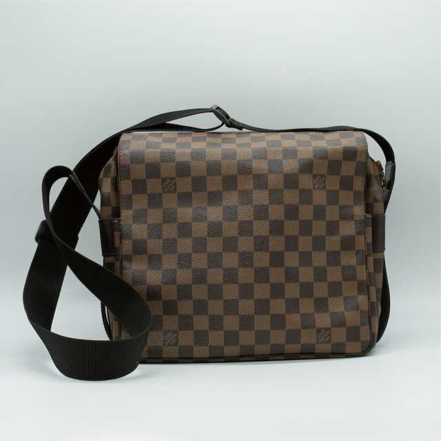 LOUIS VUITTON ルイ ヴィトン ナヴィグリオ ダミエ M45255 ショルダーバッグ ブラウン メンズ【中古】 PD421