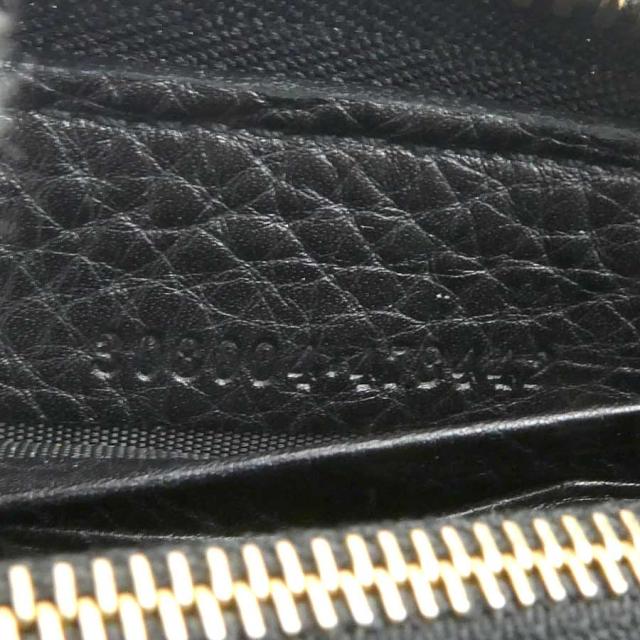 GUCCI グッチ ソーホー 308004 ラウンドファスナー長財布 ブラック