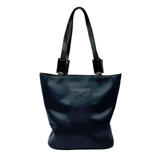 YVES SAINT LAURENT イヴ サンローラン ハンドバッグ ネイビー 