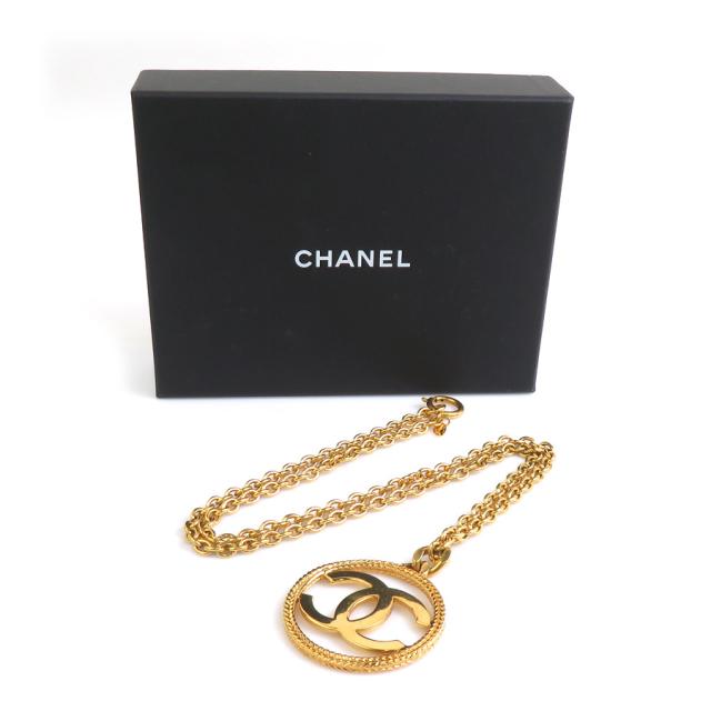 CHANEL シャネル ココマーク ネックレス ゴールド 14068 レディース【中古】 e59204gの通販は