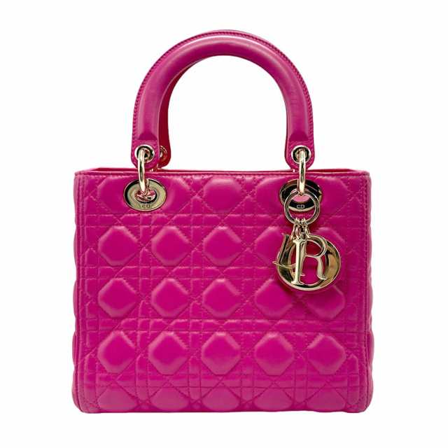 Christian Dior クリスチャンディオール レディディオール ハンドバッグ ショルダーバッグ ピンク 14061 レディース【中古】 z2373の通販は 124,000円
