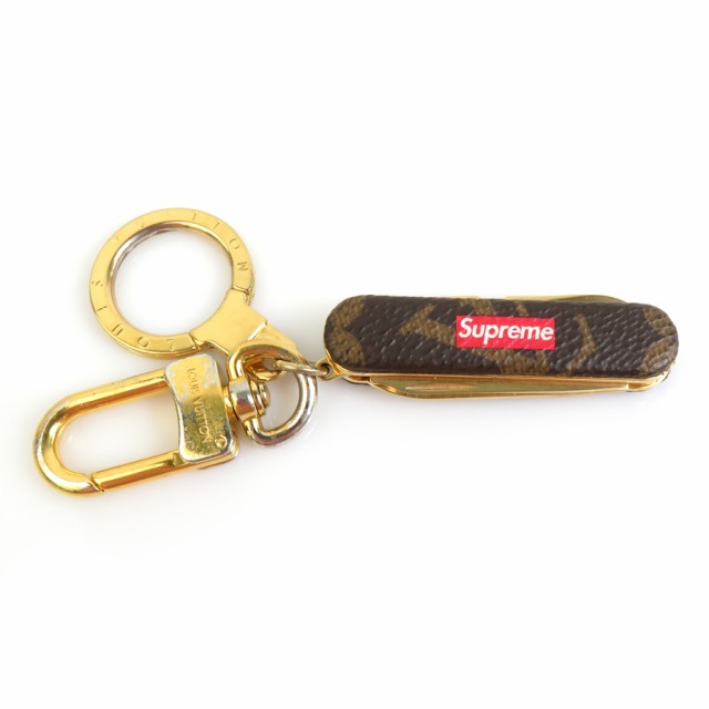 LOUIS VUITTON ルイ ヴィトン Supremeコラボ MP2071 チャーム ブラウン 14057 ユニセックス【中古】 h30557a