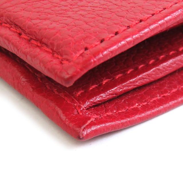 IL BISONTE イルビゾンテ 二つ折り財布 レッド 14060 メンズ【中古