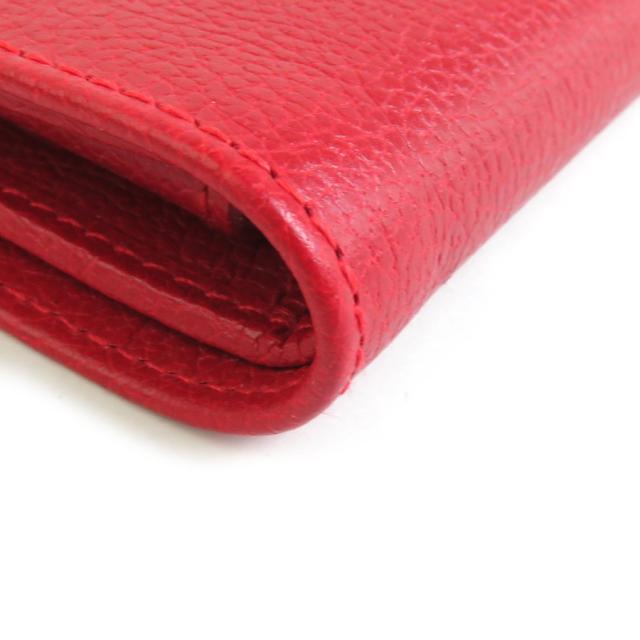 IL BISONTE イルビゾンテ 二つ折り財布 レッド 14060 メンズ【中古