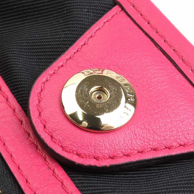 BURBERRY バーバリー ショルダーバッグ ピンク×ベージュ 14059