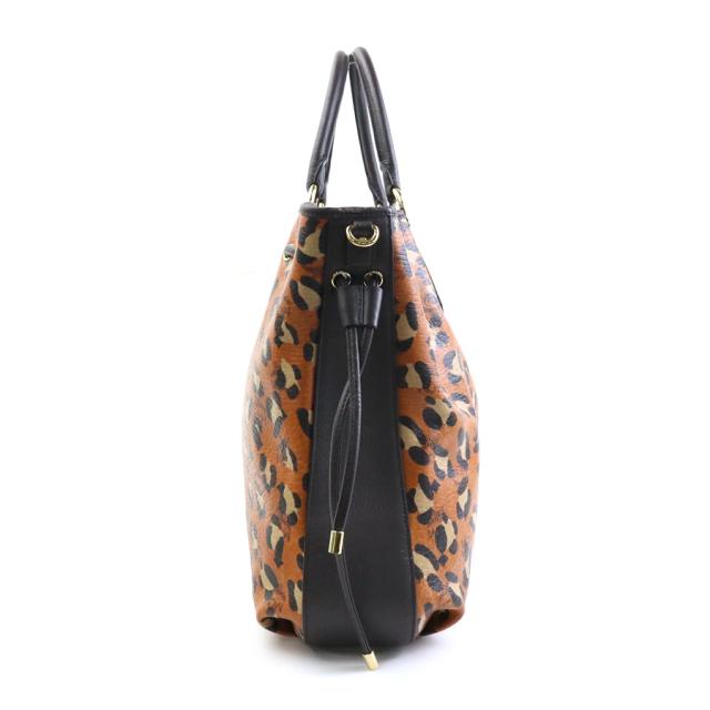 MCM エム シー エム ハンドバッグ ショルダーバッグ オレンジ×ブラウン 14062 ユニセックス【中古】 55734g ハンドバッグ