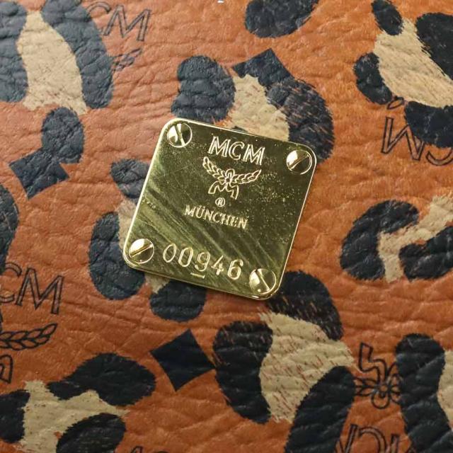 MCM エム シー エム ハンドバッグ ショルダーバッグ オレンジ×ブラウン 14062 ユニセックス【中古】 55734g ハンドバッグ