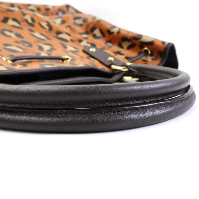 MCM エム シー エム ハンドバッグ ショルダーバッグ オレンジ×ブラウン 14062 ユニセックス【中古】 55734g ハンドバッグ