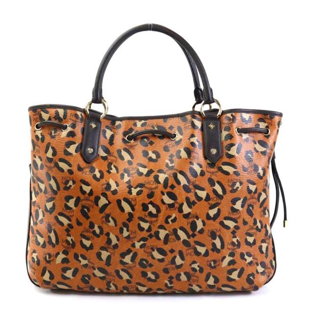 MCM エム シー エム ハンドバッグ ショルダーバッグ オレンジ×ブラウン 14062 ユニセックス【中古】 55734g ハンドバッグ