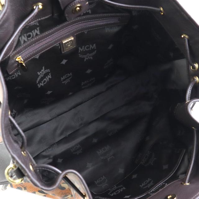 MCM エム シー エム ハンドバッグ ショルダーバッグ オレンジ×ブラウン 14062 ユニセックス【中古】 55734g ハンドバッグ