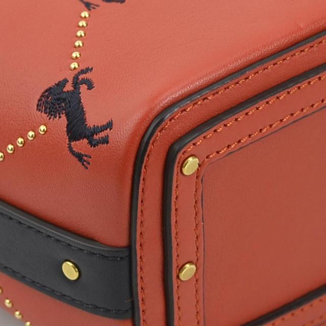 Chloe クロエ ショルダーバッグ ネイビー×レッド 14066 レディース