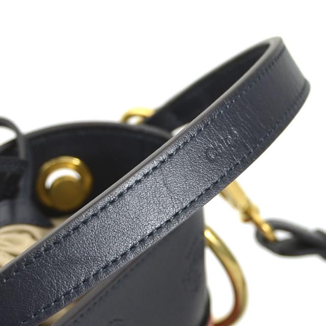 Chloe クロエ ショルダーバッグ ネイビー×レッド 14066 レディース