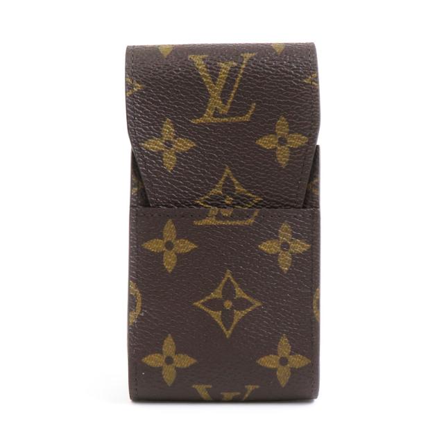 LOUIS VUITTON ルイ ヴィトン エテュイ シガレット モノグラム M63024 シガレットケース ブラウン 14057 ユニセックス【中古】 e59280gの通販は