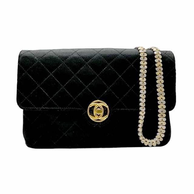 CHANEL シャネル ショルダーバッグ ブラック 14054 レディース【中古】 n0407