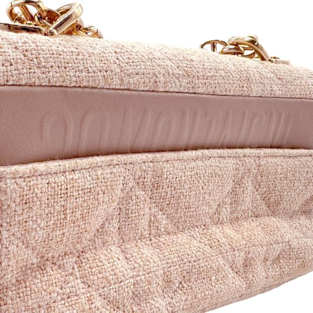 Christian Dior クリスチャンディオール 30モンテーニュ ショルダーバッグ ピンクベージュ 14059 レディース【中古】 z2526の通販は