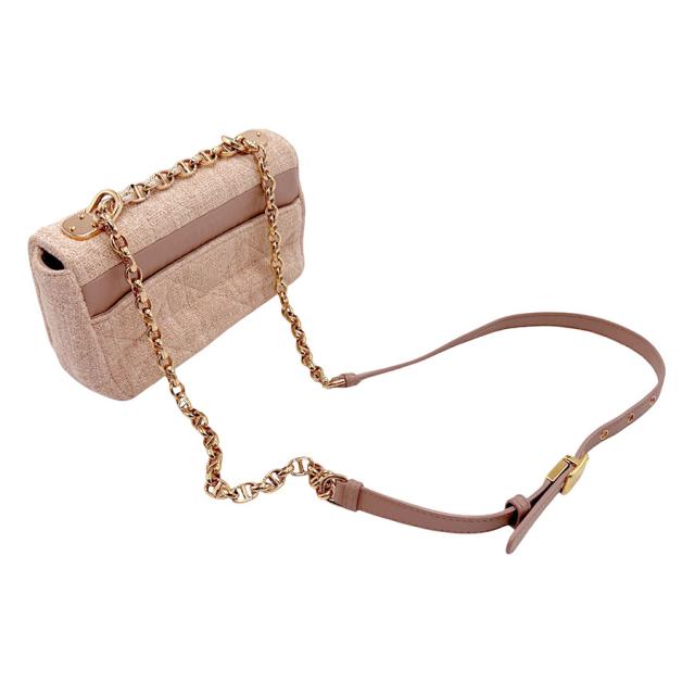 Christian Dior クリスチャンディオール 30モンテーニュ ショルダーバッグ ピンクベージュ 14059 レディース【中古】 z2526の通販は