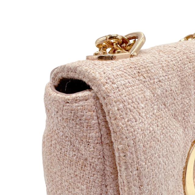 Christian Dior クリスチャンディオール 30モンテーニュ ショルダーバッグ ピンクベージュ 14059 レディース【中古】 z2526の通販は