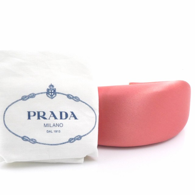 PRADA プラダ カチューシャ ピンク 14061 レディース【中古】 h30598a