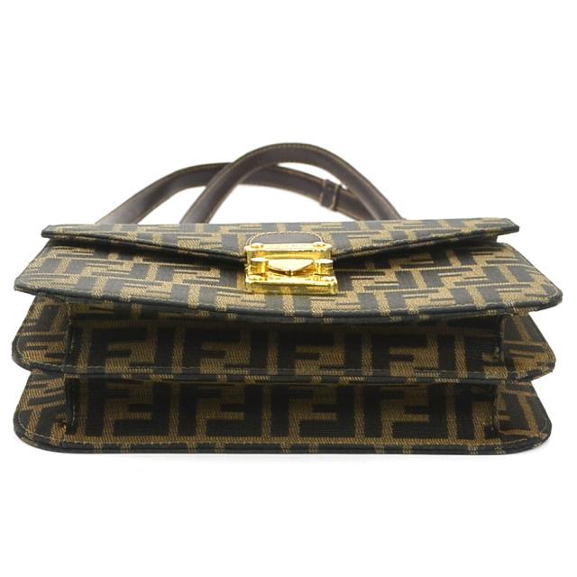 専用品 FENDI フェンディ ズッカ ショルダーバッグ ブラウン 14057