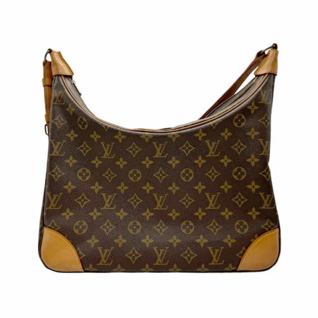 LOUIS VUITTON ルイ ヴィトン ブローニュ 35 モノグラム M51260 ショルダーバッグ ブラウン 14057 レディース【中古】 n0477