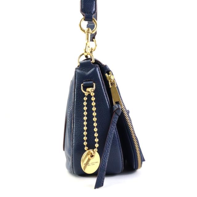 MARC JACOBS マークジェイコブス ショルダーバッグ ネイビー 14066 レディース【中古】 a0500の通販は