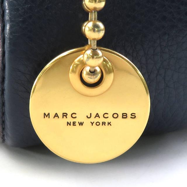 MARC JACOBS マークジェイコブス ショルダーバッグ ネイビー 14066 レディース【中古】 a0500の通販は