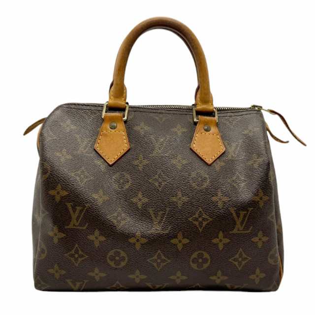 LOUIS VUITTON ルイ ヴィトン スピーディ25 モノグラム M41528 ハンドバッグ ブラウン 14057 レディース【中古】 n0525