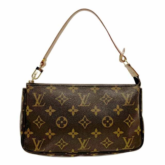 LOUIS VUITTON ルイ ヴィトン ポシェット アクセソワール モノグラム M51980 ハンドバッグ アクセサリーポーチ ブラウン 14057 レディー