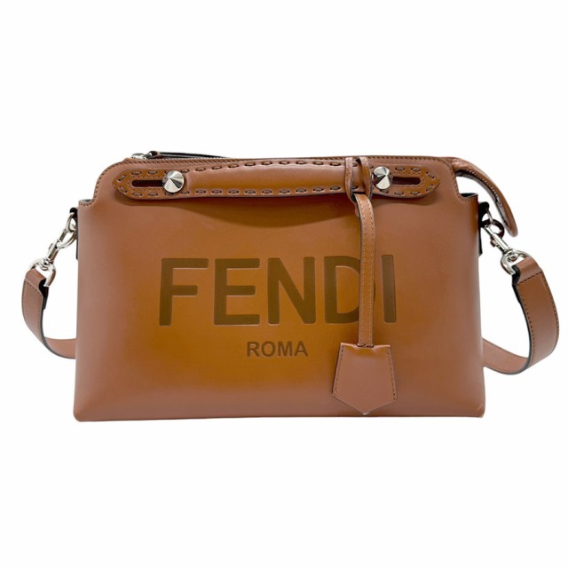 FENDI フェンディ バイ ザ ウェイ ミディアム 8BL146 AC9L ハンドバッグ ショルダーバッグ ブラウン 14057 レディース【中古】 z2612