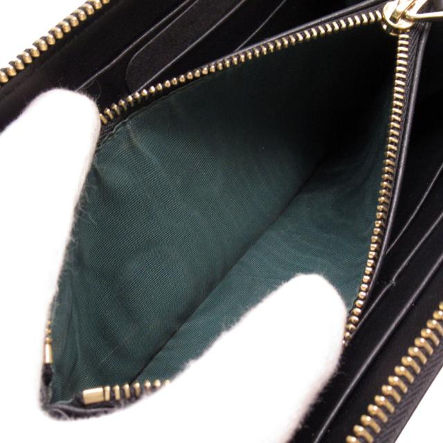 BVLGARI ブルガリ ラウンドファスナー長財布 ブラック 14054 ユニ