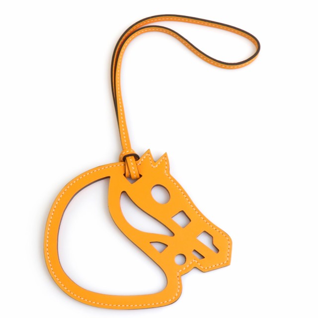 HERMES エルメス パドックシュヴァル チャーム ジョーヌドール 14063 レディース【中古】 e59445aの通販は