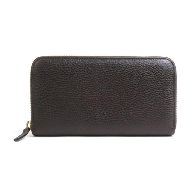 GUCCI グッチ 363423 ラウンドファスナー長財布 ダークブラウン 14057 