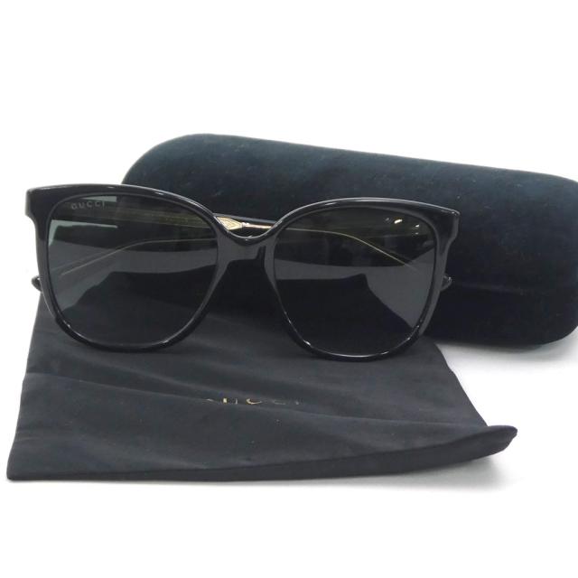 GUCCI グッチ サングラス ブラック 14054 ユニセックス【中古】 r10244aの通販は
